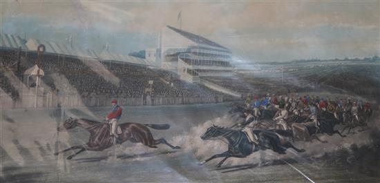 After Henry Alken The Winning Post 40 x 74cm, unframed